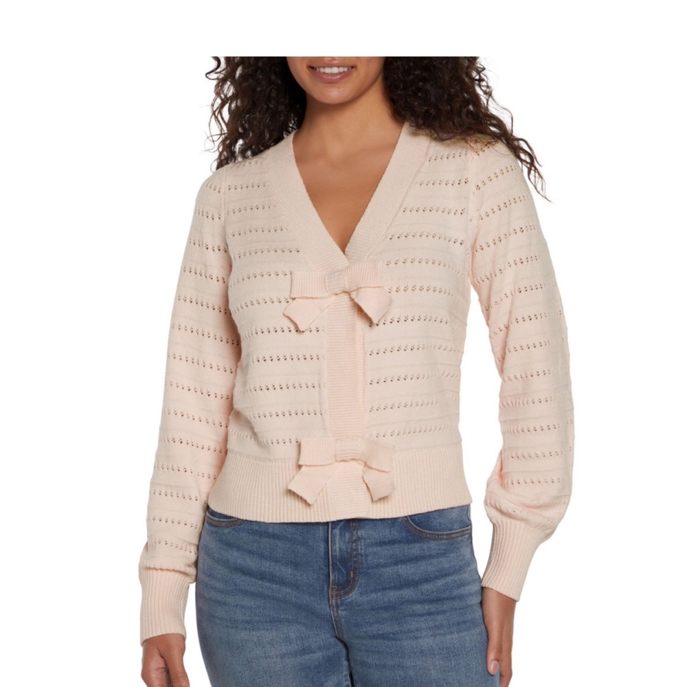 Women's Express Ballerina (Pink) with Bow Accents - Picture 1 of 12